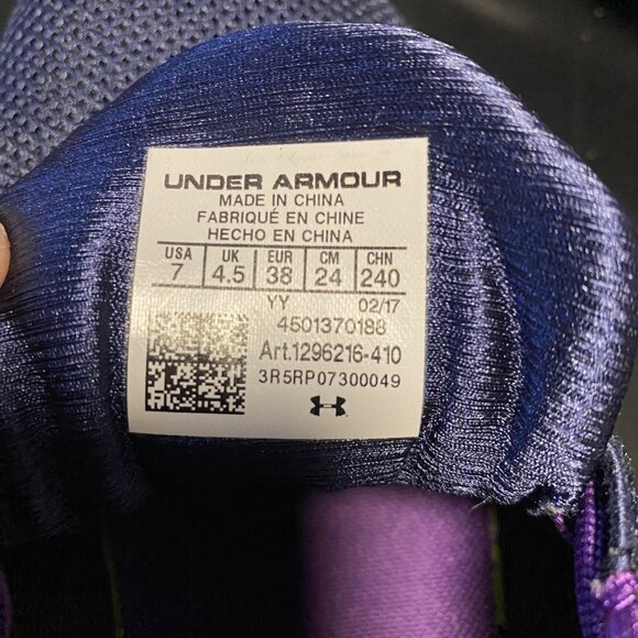 Under Armour Running Shoes Purple | 6.5 - Picture 3 of 4